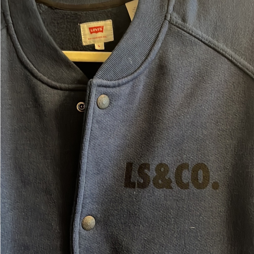 Men's Levi ‘s Blue Jacket Size Large - Picture 3 of 3